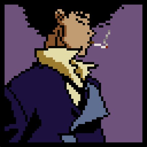 My Spike Spiegel : r/PixelArt