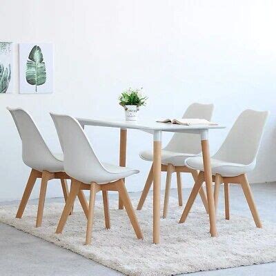 Classical Minimalist design Dining Table and Chairs Set,Retro Kitchen wooden set | eBay