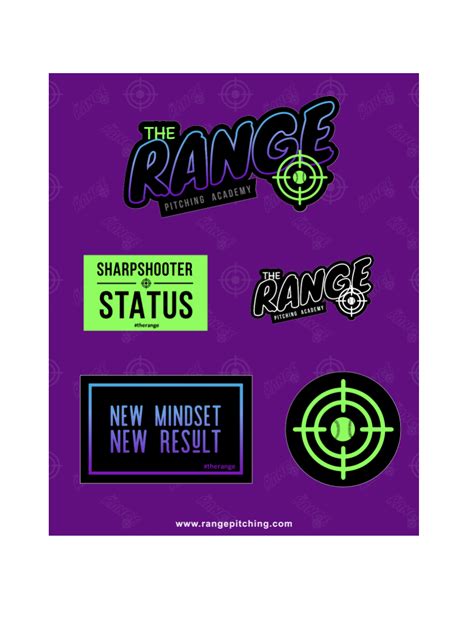 Range Sticker Sheet | The Range