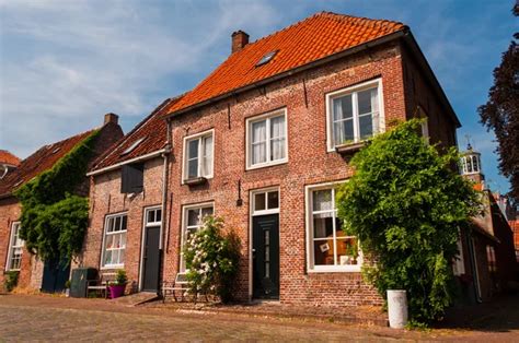 Traditional Dutch Architecture Houses Stock Photo by ©dabldy 95918544