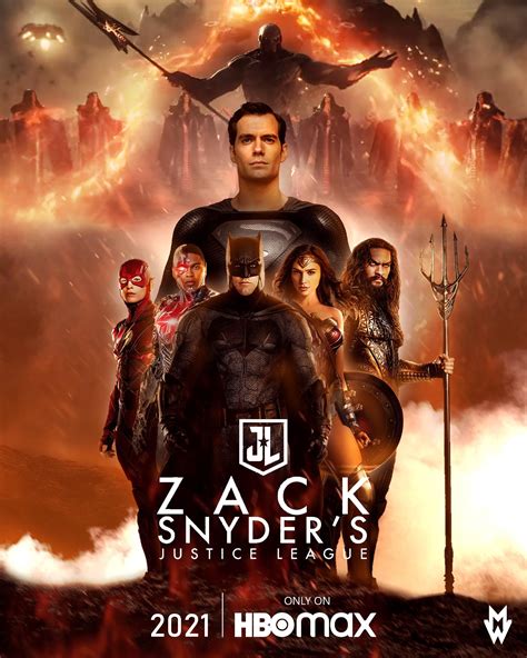 [Fan Art] Here is a Zack Snyder's Justice League poster that I made. What do y'all think? follow ...