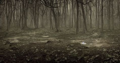 A dense and dark enchanted forest with a swamp, by | Stable Diffusion ...