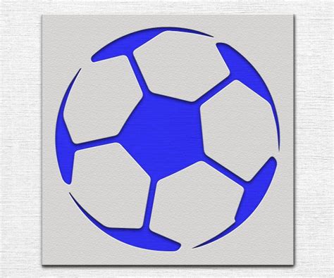 Soccer Ball Stencil - Art and Wall Stencil - Stencil Giant