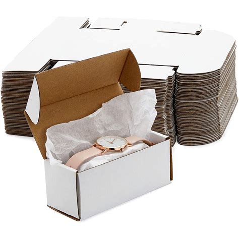 150-7 x 4 x 2 White Corrugated Shipping Mailer Packing Box Boxes Paper ...