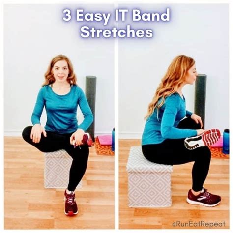 3 Easy IT Band Stretches - Run Eat Repeat