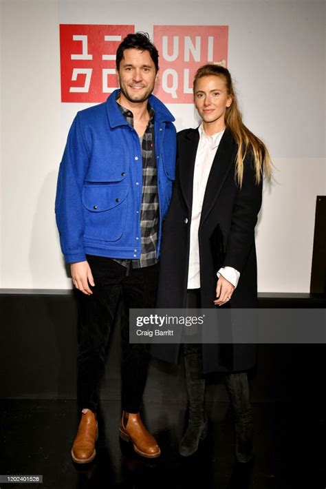 Phil Torres and Silja Danielsen attend the Uniqlo Spring/Summer 2020 ...