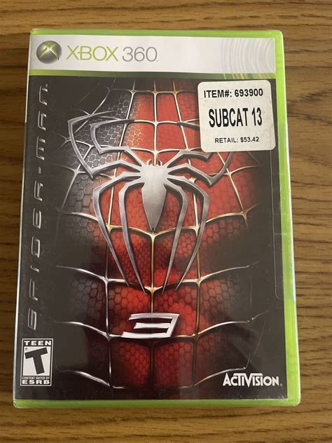 SPIDER-MAN 3 (Microsoft XBOX 360, 2007) - Activision - BRAND NEW ...