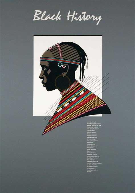 "Black History" poster - Zimmerman Editions, Ltd.