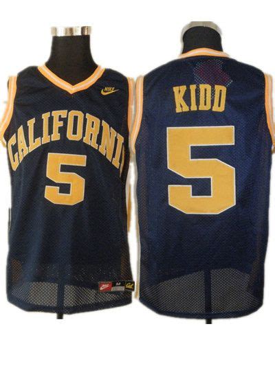 Golden Bears #5 Jason Kidd Blue Basketball Stitched NCAA Jersey ...