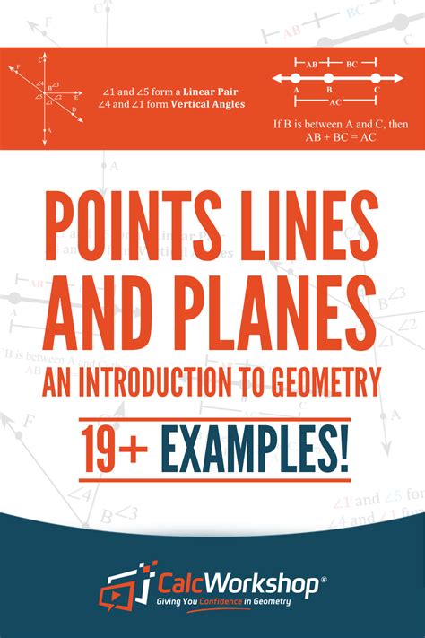 Points Lines and Planes (Intro to Geometry w/ 19+ Examples!)