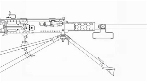 MS Paint - Speed draw of a Browning M2 .50 Cal Machine Gun - YouTube