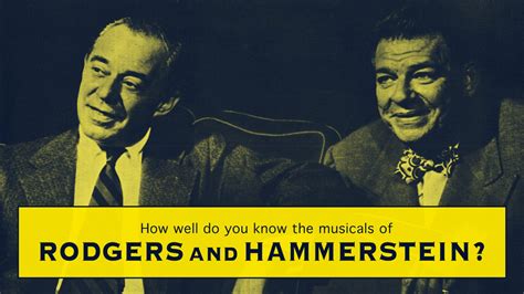 QUIZ: How Well Do You Know the Musicals of Rodgers and Hammerstein? | WFMT