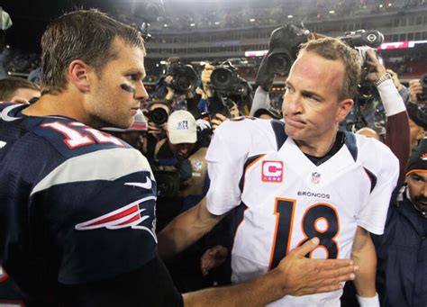 LOOK: Peyton Manning and Tom Brady meet up after Broncos-Patriots game - Mile High Sports