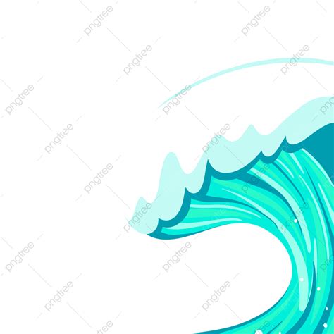 Tsunami Wave Clipart Hd PNG, Blue Sea Waves Seaside Tsunami, Sea Wave, Spray, Blue PNG Image For ...