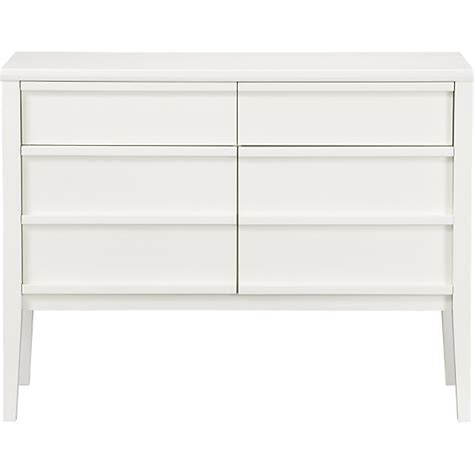 Spotlight White Credenza | Crate & Barrel | White credenza, Office ...