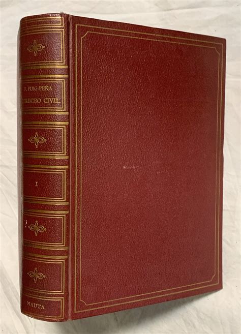 COMPENDIO DE DERECHO CIVIL ESPAÑOL. Tomo I. Parte General by PUIG PEÑA, Federico: (1966 ...