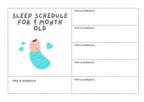 The Ultimate Guide to Achieving a Perfect Sleep Schedule for 1 Month Old Baby - sample schedule