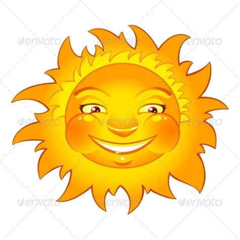 Funny Sun Character on White | Graphic design art, Funny sun, Graphic art