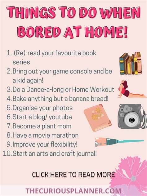 16 Best Things to do When You're Bored - The Curious Planner