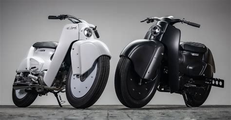 Black and white: Two Honda Super Cub customs by K-Speed | Bike EXIF