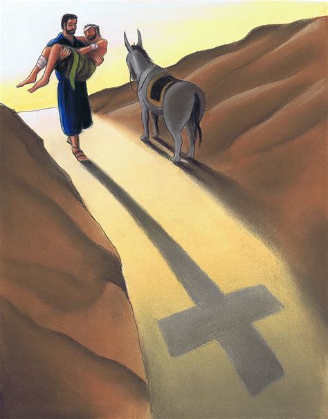 illustrations - good samaritan | Bible art, Bible pictures, Bible stories