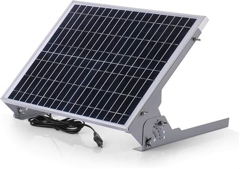 SUNER POWER 12V Waterproof Solar Battery Trickle Charger & Maintainer - 20 Watts Solar Panel ...