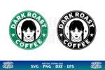 Wednesday Addams Dark Roast Coffee SVG - Gravectory