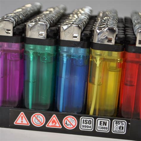 Cheap disposable lighter - Box of 50 stone lighters Prof