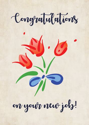 Flowers For Your New Job. Free New Job eCards, Greeting Cards | 123 ...