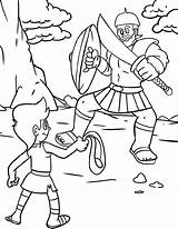 David And Goliath Coloring Pages Printable sketch template