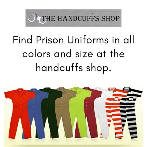 This selection of GENUINE US correctional uniforms is offered in all ...