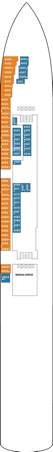 Norwegian Jade Deck plan & cabin plan