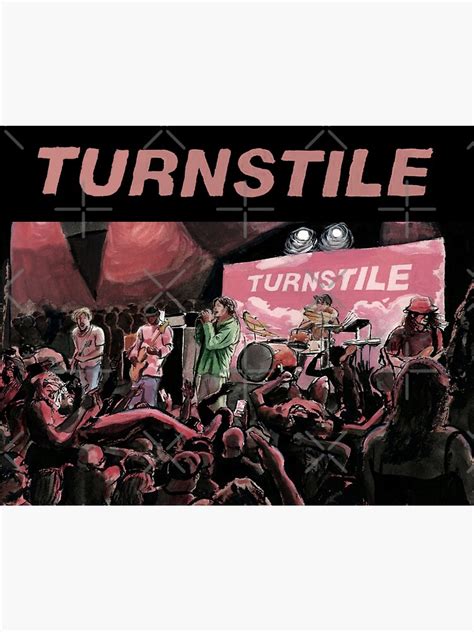 "Turnstile tour 2022 masapril" Sticker for Sale by emcilriachm | Redbubble