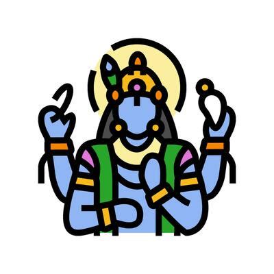 God Vishnu Vector Art, Icons, and Graphics for Free Download