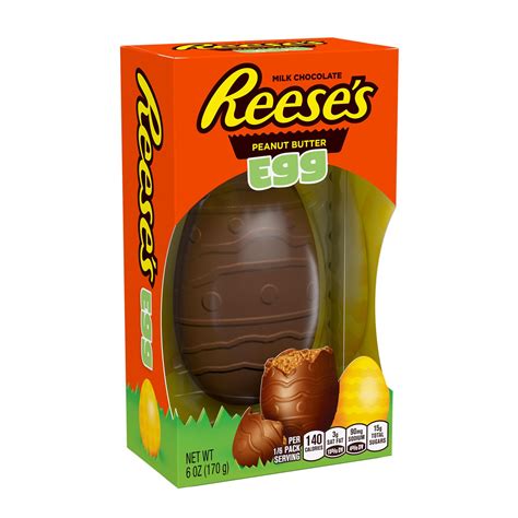 REESE'S, Milk Chocolate Peanut Butter Egg Candy, Easter, 6 oz, Gift Box – Walmart Inventory ...