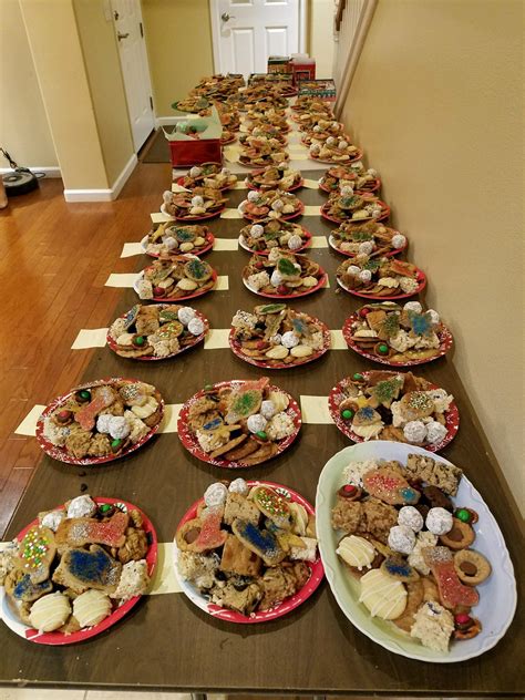 Christmas cookie trays my family made this year : r/mildlyinteresting