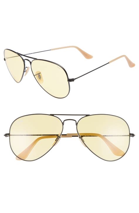 Ray-Ban Evolve 58mm Polarized Aviator Sunglasses | Nordstrom