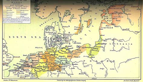 Picture Information: Map of Hanseatic League