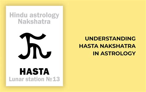 Understanding Hasta Nakshatra In astrology