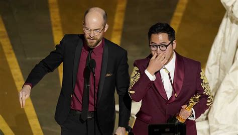 Daniel Kwan and Daniel Scheinert of 'Everything Everywhere All at Once' win Oscar for Best Director