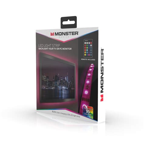 6.5ft Multi-Color LED Light Strip - Monster Illuminessence