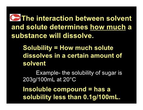 Lecture 16.1- Solubility Factors