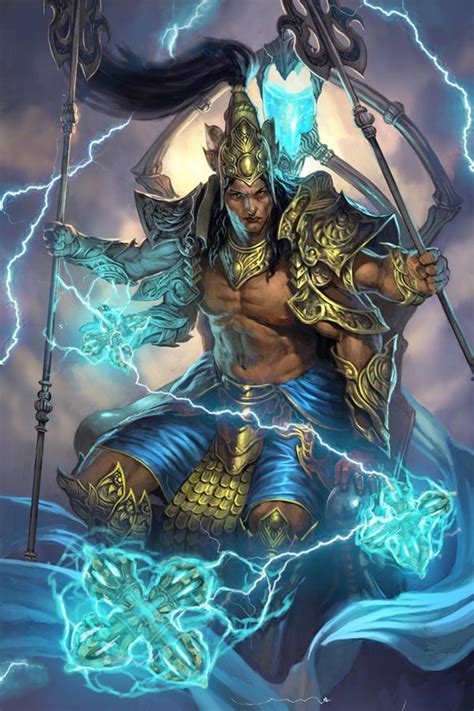 INDRA - THE KING OF GODS. : r/mythology