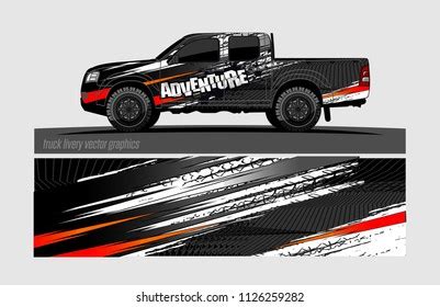 Truck Livery Design Vector Stock Vector (Royalty Free) 1126259213