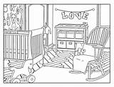 House With Rooms Coloring Pages Sketch Page sketch template