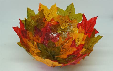 DIY Autumn / Fall Leaf Bowl, How to Make - Christine's Crafts