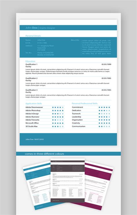 25+ Best One-Page Resume Templates (Simple to Use Format Examples 2020)