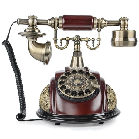 Vintage Desk Style Cordless Home House Wooden Phone For Sale - Buy ...