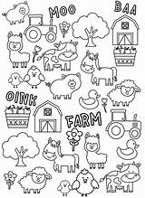 Free Printable Farm Animal Coloring Pages sketch template