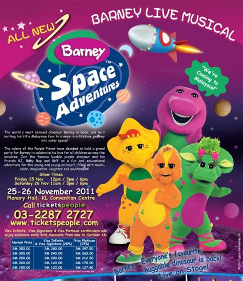 Sharing the Passion: Barney Space Adventures Live Musical